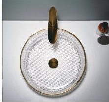  Gllass wash basin	